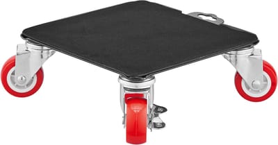 Meubelverplaatser Set - Meubelroller met Hefstang - Draagvermogen 1575 kg - Zwenkwielen 5x 360° - Afmeting 19,8 x 19,8 x 7,5 cm - Voor Apparaten, Banken, Koelkasten, Wasmachines