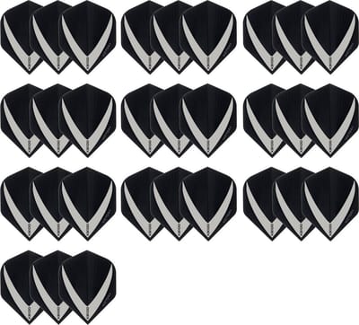 10 sets (30 stuks) Super Sterke – Smokey - Vista-X – darts flights –