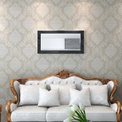 vidaXL - Wandspiegel - Barok - 100 - x - 50 - cm - zwart