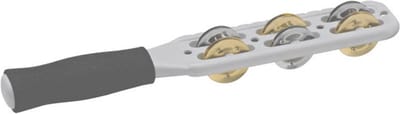 Meinl Jingle Stick JG1M-WH, Steel&Brass Jingles, wit #WH - Tamboerijn