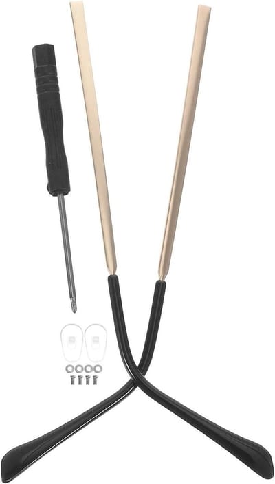Bril Tempeltips - Brilpootjes - Bril Reparatie - Antislip Pasvorm - 136 cm - Goud