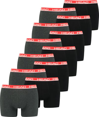 BOXERS Set van 12 stuks Head Basic Boxerbroek voor heren, shorts, ondergoed, ondergoed