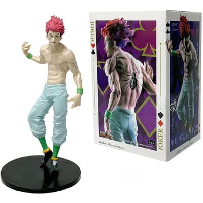 Figure d'Anime Chaude Hunter×Hunter GON·FREECSS Hisoka Killua Zoldyck Figurine d'Action 19,5 cm Modèle en PVC Statue Ornements Jouet Cadeaux Parfaits