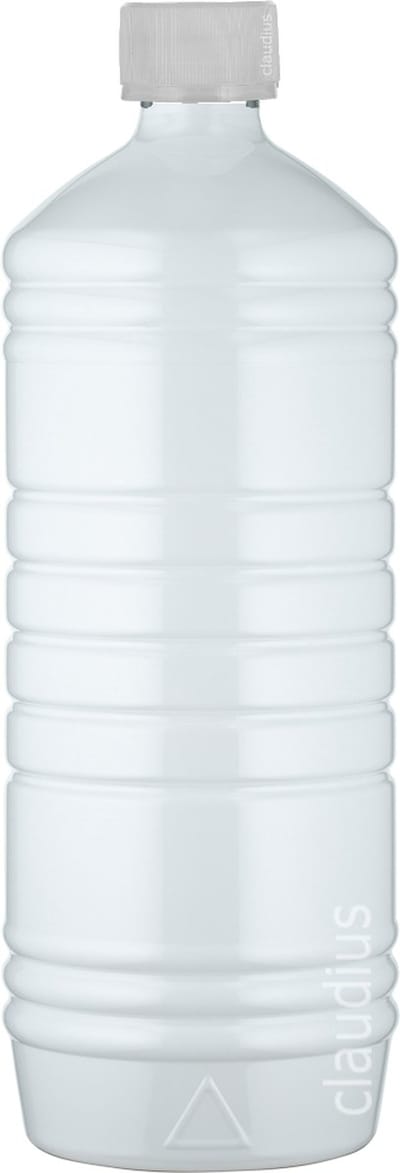 Lege Plastic Fles 1 Liter Wit - met verzegeldop - set van 10 stuks - navulbaar - leeg