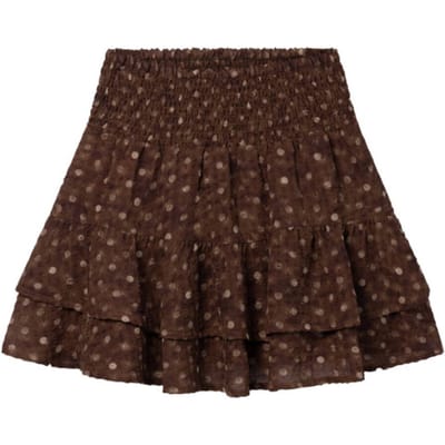 Ai&Ko Billi Dots Pes 502 G Meisjes - Korte rok - Bruin - Maat 152