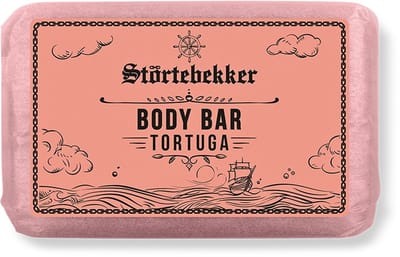 Störtebekker® Body Bar Tortuga - Plasticvrije Vaste Zeep & Douchegel Heren - Natuurlijke & Duurzame Lichaamsverzorging - Vegan Bodywash met Sheaboter - 120g