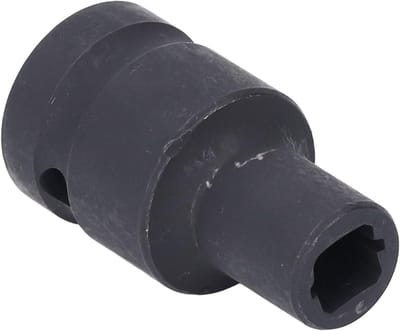 Kraandoppenset Vierkant - Tap Adapter - Precisie Monteren - Veerbelast Remkogelsysteem - M12 1/2 Inch - Zwart