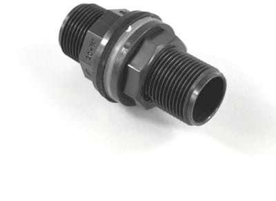 PVC Doorvoer, Kleefmof x Buitendraad, 20mm, 3/4", PN10