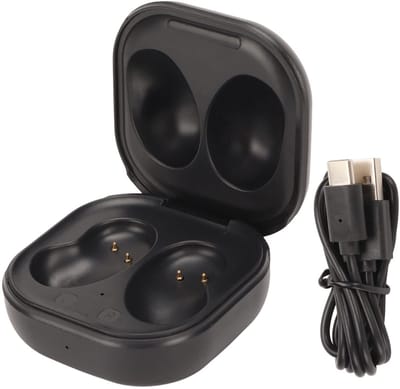 Dailygoods - Vervangende oplaadhoes - Draadloze oplaadhoes - Volledige bescherming - Compact formaat - LED-indicator - Ideaal voor Galaxy Buds Live -...