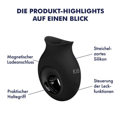 Siliconen tongvibrator, 9,4 cm
