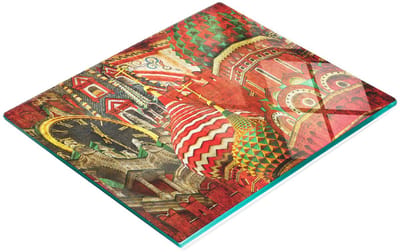 Keukenplank van gehard glas met decoratieve afbeelding van het Kremlin van Moskou, 60x52 cm