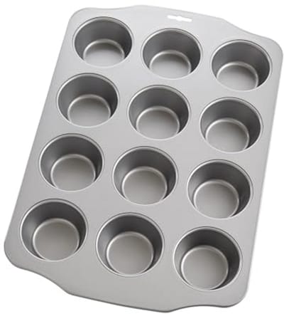 Mini Muffinvorm 12 Cup - Koolstofstaal met Snelsluiting en Anti-aanbaklaag