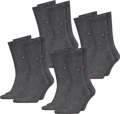 Tommy Hilfiger Heren Sportsokken Veelkleurig 8 Paar
