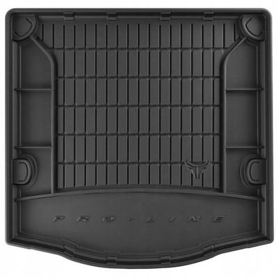 Premium Rubber Kofferbakmat met Organizer Functie – Geschikt voor FORD Focus Mk3 Sedan 2010-2019 – Met volwaardig reservewiel – TPE Rubber – Hoge Rand 5 cm