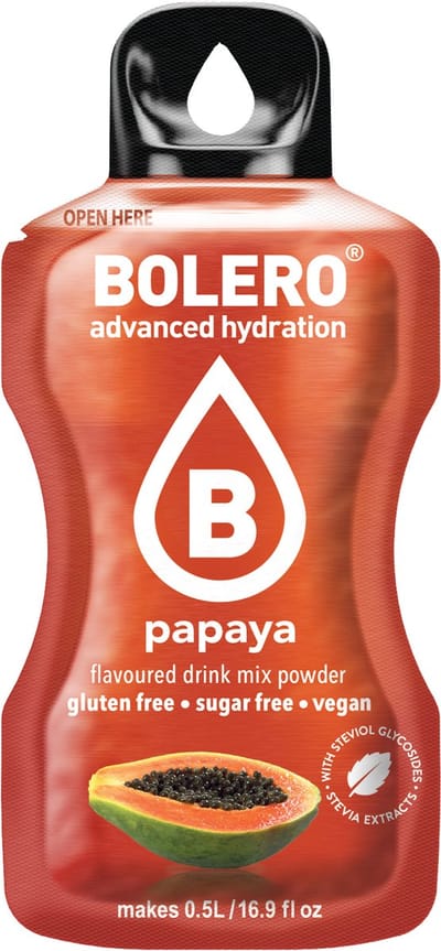 Bolero | Limonade | Papaja | Sticks | 12 x 3 g | Snel afvallen zonder poespas!