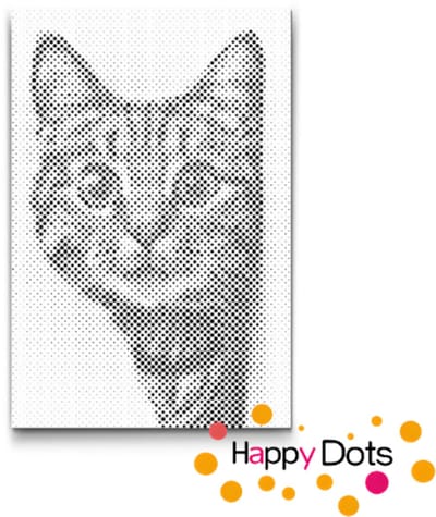 HappyDots DOT Painting Katten 08 - 20x30cm