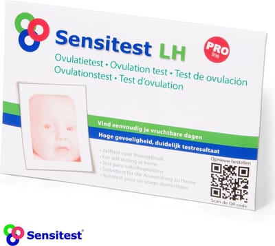 Sensitest Ovulatietest Midstream – 24 stuks – Extra duidelijk – Vind je vruchtbare dagen – Uitslag in 5 minuten – Inclusief handleiding