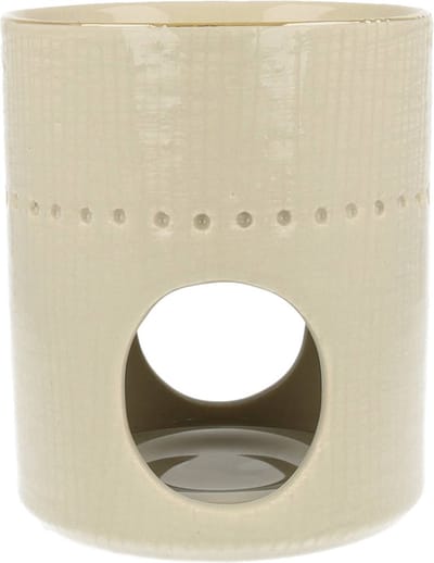 Scentchips® Fossil - Waxbrander - Geurbrander - Amberblokjes Brander - Oliebrander - Wax Melts Brander - Aromabrander - Ook Geschikt Voor Essentiële Oliën - Geurolie - Waxmelts - Zandkleurig