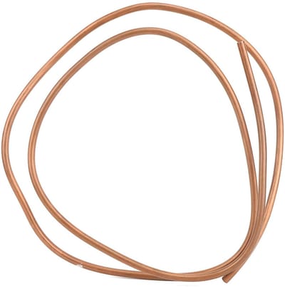 Dailygoods- Koperen Buis 2 M - Buitendiameter 8 Mm - Binnendiameter 6 Mm - Wanddikte 1 Mm - Zachte Spiraalbuis - Voor Koelkast/Airconditioner - Koelslang