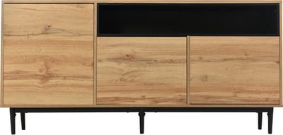 Dressoir Moderne houten bijzetkast opbergkast Stijlvolle kast 160x35x76cm