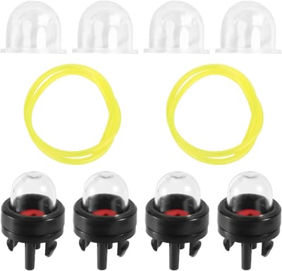 Kleine Brandstofslang - Motor Onderdelen - Tuinonderhoud Reparatie - Compleet Reparatiepakket - 61cm Slang Set - Transparant