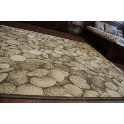 Kleden Rugsx Tapijt NATURAL LIDO donker beige 160x240 cm