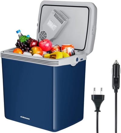 Draagbare Elektrische Koelbox Auto 32L - Koelen & Verwarmen op 12V/230V voor Camping en Onderweg