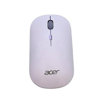Acer AMR130 - mouse - 2.4 GHz Bluetooth 5.2 - purple - Muis - Optische led - 4 knoppen - Paars