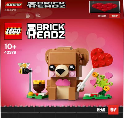 LEGO® BrickHeadz™ Valentijnsbeer 40379 bouwset (150 onderdelen)