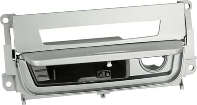 1-DIN Paneel geschikt voor BMW 3-Serie (E90/E91/E92/E93) 03/2005 Kleur: Zilver