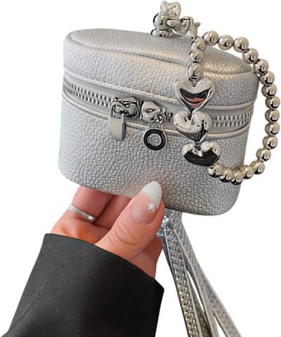 Schouder Draagbare Enveloppen Tas – Stijlvolle Clutch Schoudertas met Slank Design – Zilver – Elegante Envelop Tas voor Uitgaan, Feesten, Werk en Dagelijks Gebruik