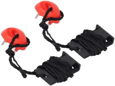 Loopband Sleutel - Veiligheidsschakelaar - Veilig Trainen - Magnetische Noodstop - 2 Stuks - Zwart