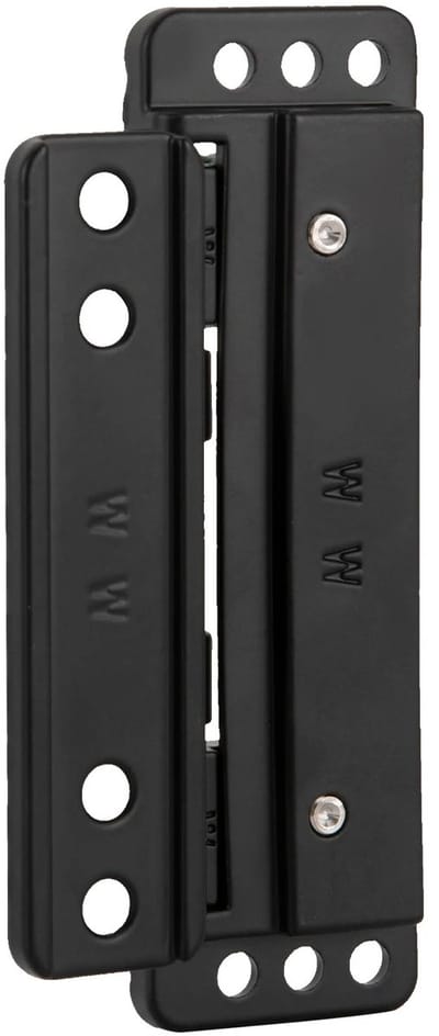 WiseGoods Premium Onzichtbare Deurscharnieren 2stk - Verstelbare Verborgen Scharnieren - Stil & Soepel Voor Geheime Deuren - Zwart