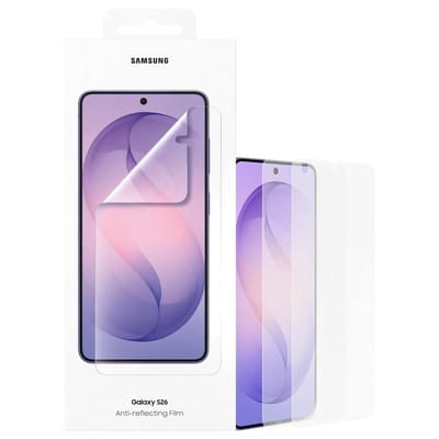 Samsung Screenprotector geschikt voor Samsung Galaxy S26 - Anti-Reflecting - 2 Stuks