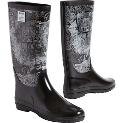 Regenlaarzen met print voor dames Aigle Eliosa Pt