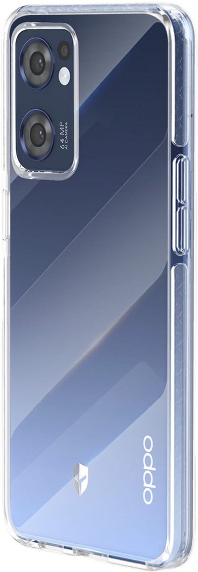 Force Case, Hoesje geschikt voor Oppo Find X5 Lite - LIFE Versterkt, Transparant