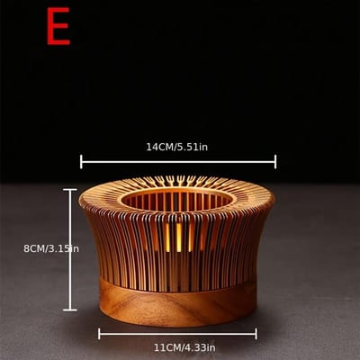 Chauffe-théière en alliage d'aluminium creux doré, cafetière, base de bougie, poêle, théière en verre, poêle à thé, chauffe-lait, support