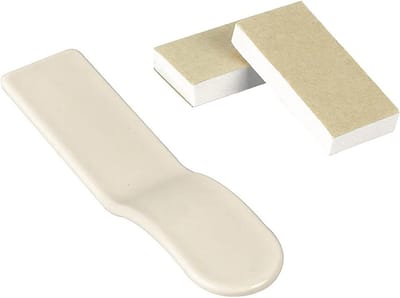 Hygiënische Toiletdekselopener met Handgreep - Voorkom Vuile Handen, Duurzaam PP Materiaal, Ideaal voor Hotelreizen, Maat 12 x 2,5 cm (Khaki)