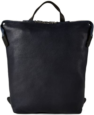 Harold's CHAZA Dagrugzak Leer 35.5 cm - dunkelblau