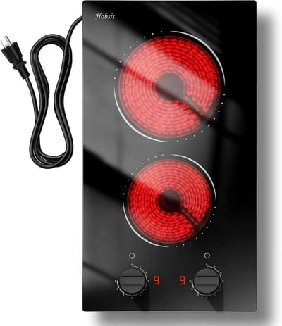 Elektrisch Kookstel - Inductie Kookplaat - Koken Thuis - Restwarmte Indicator - 52 cm - Zwart