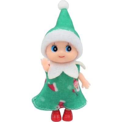 Elf Poppen Pluche Poppen Elf Kleine Kerstelfjes Kerst Nieuwigheid Speelgoed Elf Accessoires voor Meisjes en Jongens Feestelijke Decoraties 10cm
