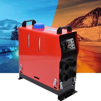 Intelligente Dieselkachel - Standkachel Camper - Voertuig Verwarmen - 5KW Vermogen - 41x15x42cm