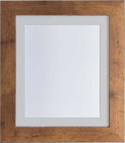 Houten Fotolijst Vintage Stijl met Passe-Partout Optie Rechthoekig
