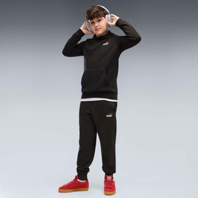 Puma Sweatshirt Ess 2 Color Small No. 1 Logo Hoodie Fl B - Fashion Wear - Kinderen