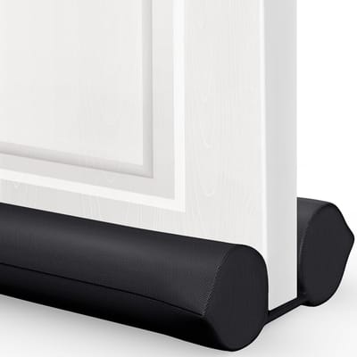 Dubbele Deur Tochtstopper 30" - Zwart