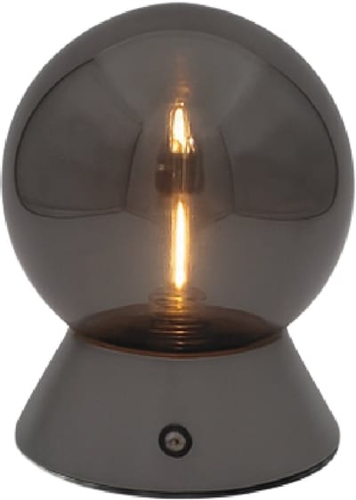 Luxus Europe - Tafellamp Touch Nora Zilver - Draadloze LED Tafellamp Binnen - USB-C Oplaadbaar - Touchbediening - Dimbaar - 3 Lichtkleuren