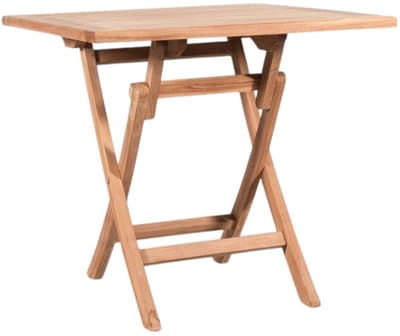 TeakOne - Plooitafel 70x70 cm - Teak tafel - Vierkante plooitafel - Vierkante tafel - Teak Tuintafel - Eettafel Teak - Tuinmeubel