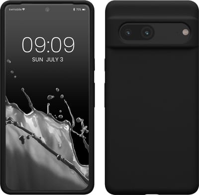 kwmobile telefoonhoesje geschikt voor Google Pixel 7 - Hoesje met siliconen coating - Smartphone case in bosbesblauw