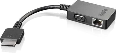 Lenovo kabeladapters/verloopstukjes ThinkPad Onelink + To VGA/RJ45 adapter