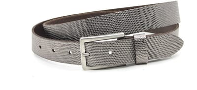 Dames riem donker zilver - 3 cm breed - Leer - Jeans riem - Casual chique - Maat 95